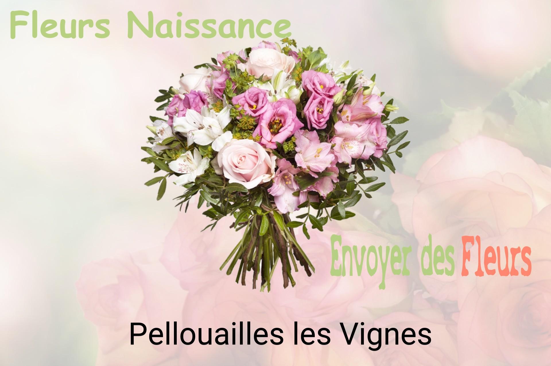 Bouquet de fleurs de naissance livré à Pellouailles-les-Vignes